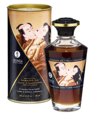 Huile chauffante latté d'amour comestible 100ml 